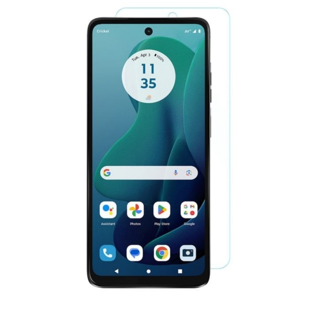 Tempered Glass Screen Protector for Moto G 5G (2024) - White